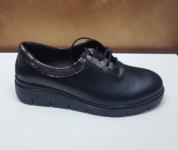 Pantofi dama piele negru Eda biashoes.ro imagine reduceri